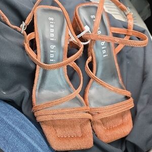 NWT! Gianni Bini Cow Hair Sandals "ROSIE"  Msrp $99